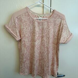 Lucky Brand Pink Short Sleeve Pajama Tee – Women’s Medium